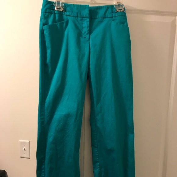 teal work pants
